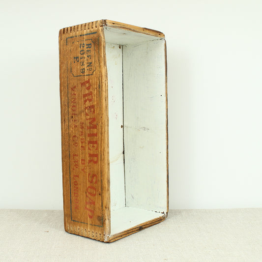 Advertising - a vintage rectangular shaped advertising crate, manufactured for Vinolia Co. Ltd., London