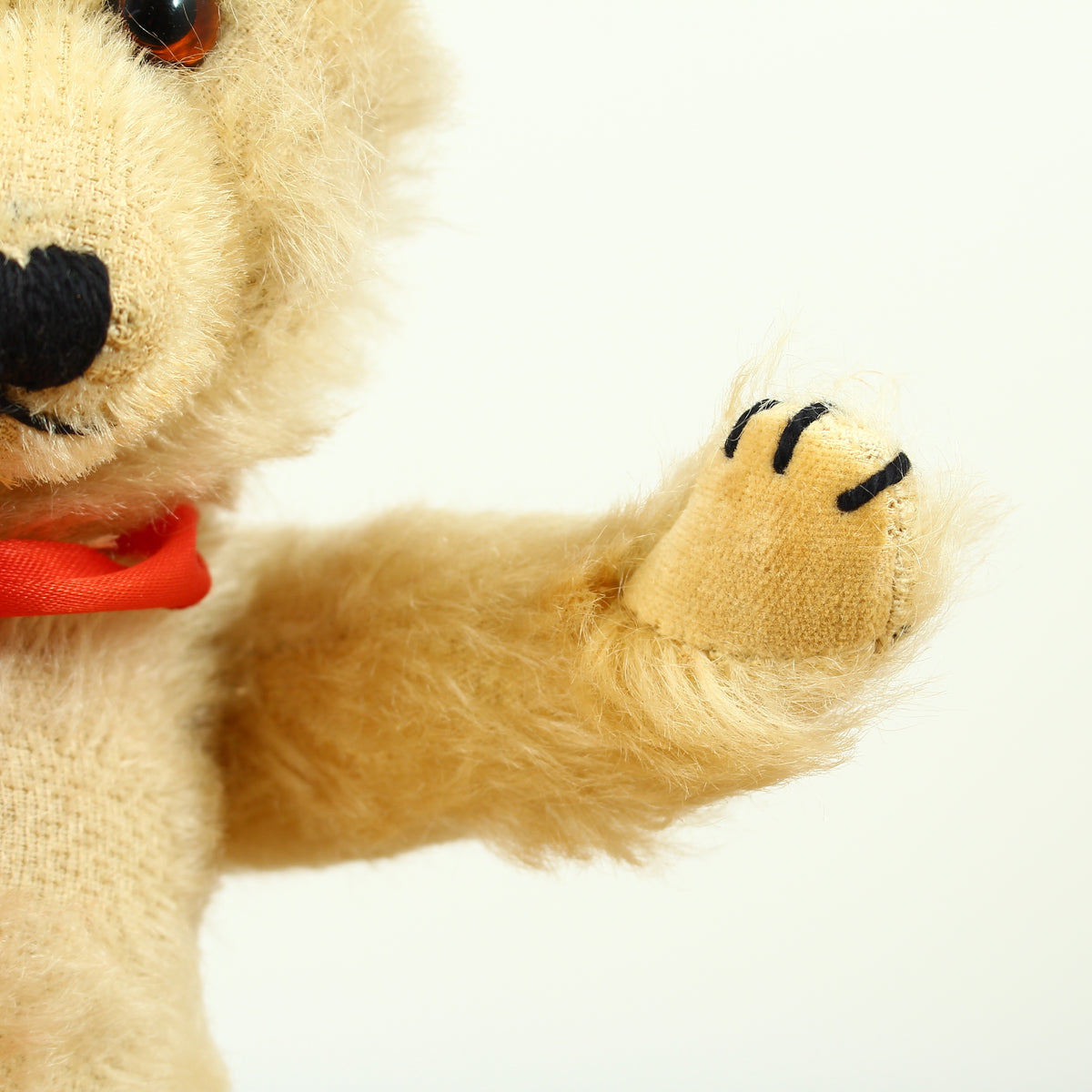 Toys & Juvenalia - a 1950's Chiltern Ting-A-Ling jointed golden mohair teddy bear, affectionately named Brian