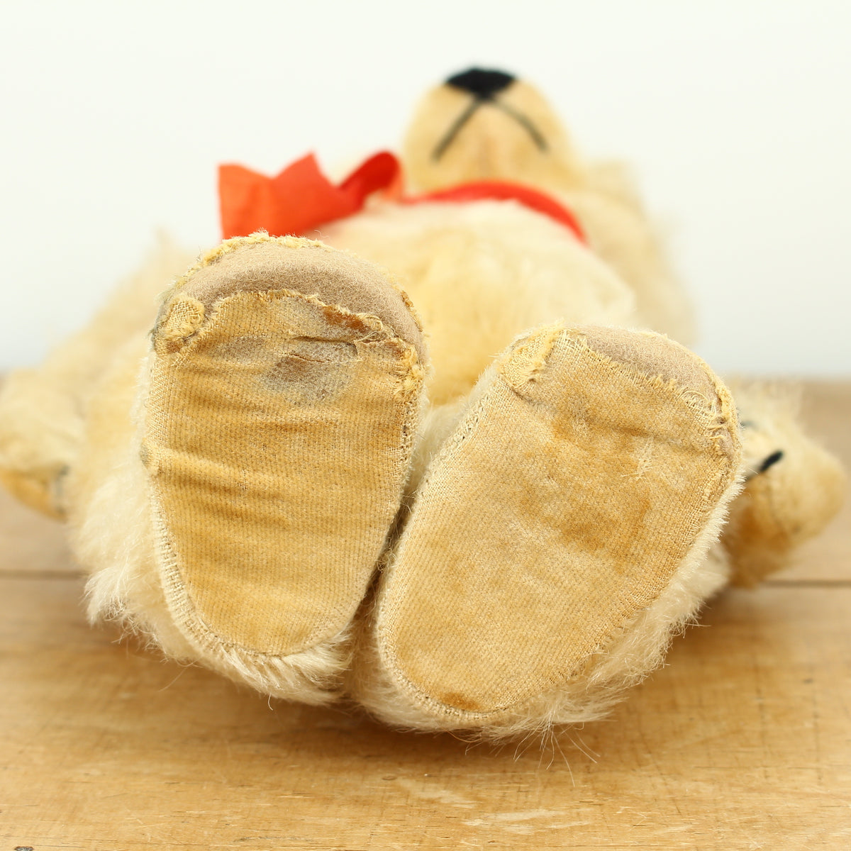 Toys & Juvenalia - a 1950's Chiltern Ting-A-Ling jointed golden mohair teddy bear, affectionately named Brian