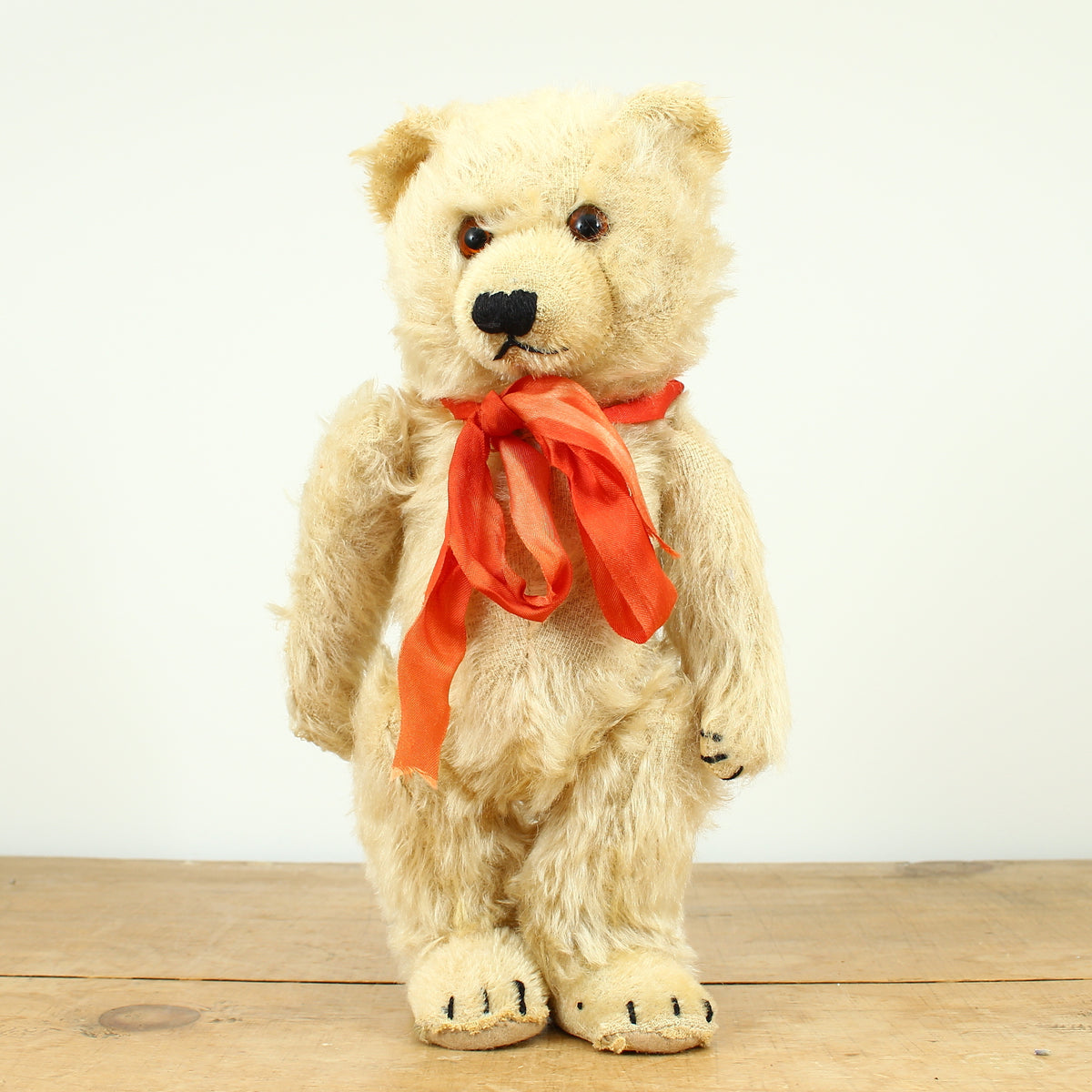 Toys & Juvenalia - a 1950's Chiltern Ting-A-Ling jointed golden mohair teddy bear, affectionately named Brian