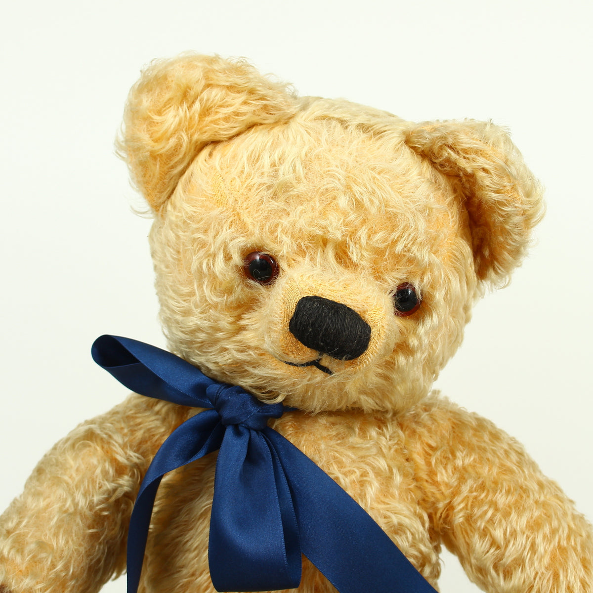 Toys & Juvenalia - a large Chad Valley jointed golden mohair teddy bear, affectionately named Hugo