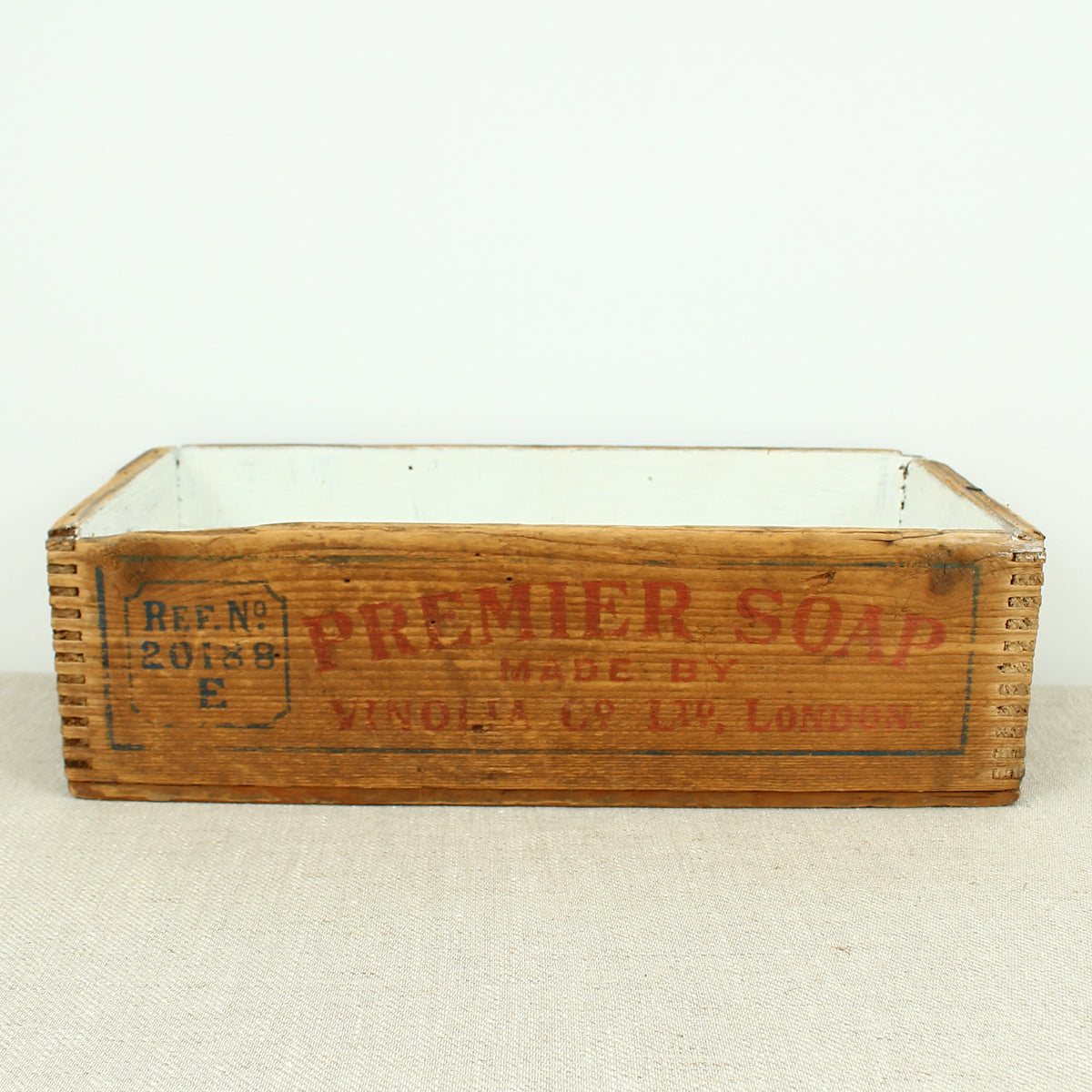 Advertising - a vintage rectangular shaped advertising crate, manufactured for Vinolia Co. Ltd., London