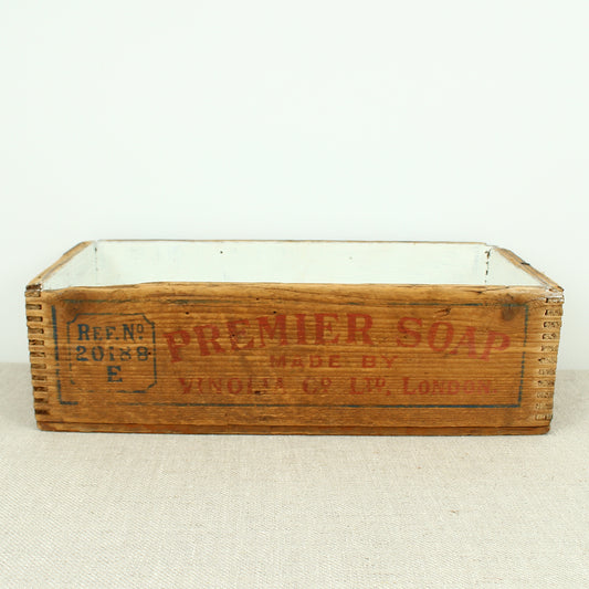 Advertising - a vintage rectangular shaped advertising crate, manufactured for Vinolia Co. Ltd., London
