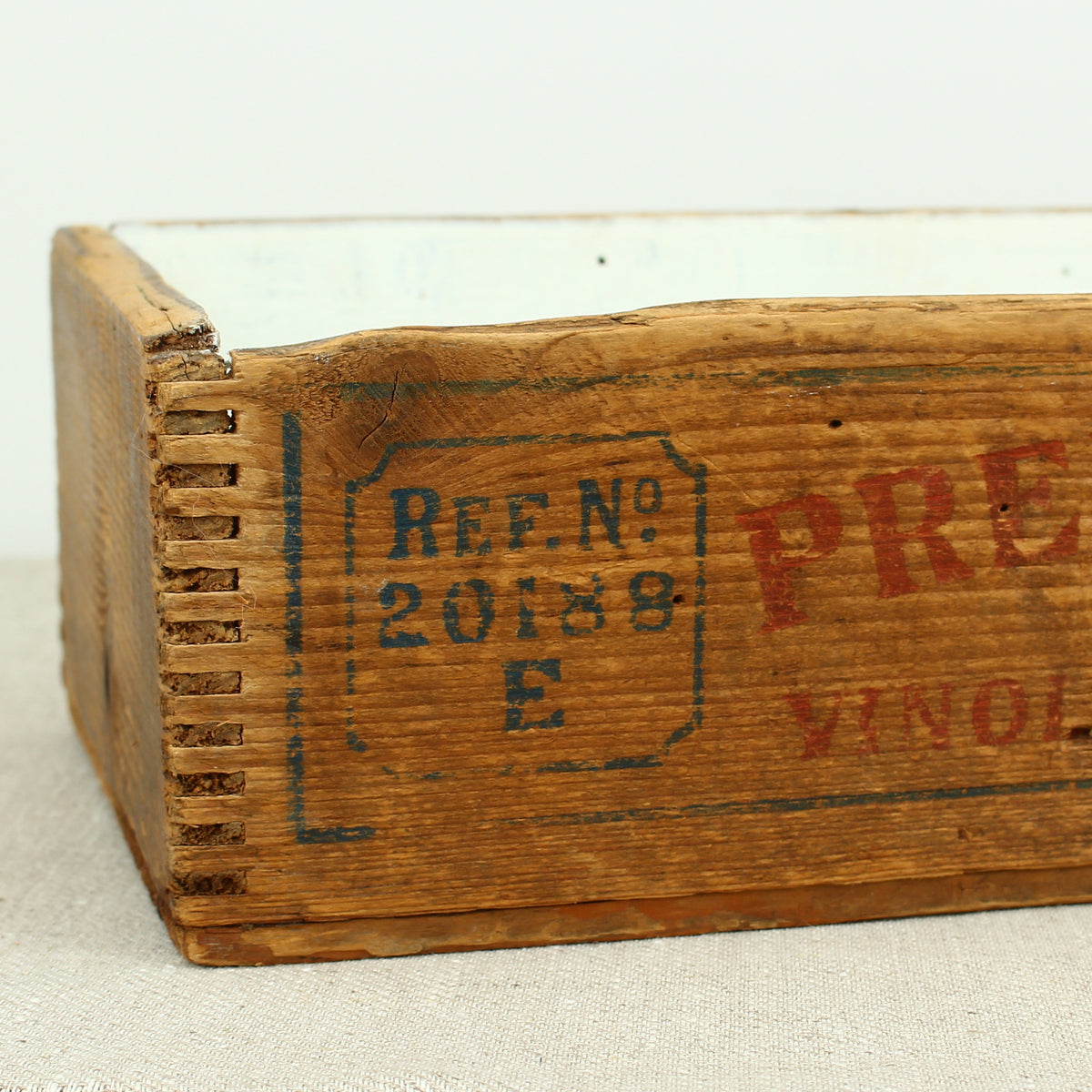Advertising - a vintage rectangular shaped advertising crate, manufactured for Vinolia Co. Ltd., London