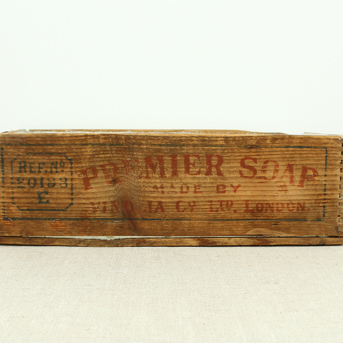Advertising - a vintage rectangular shaped advertising crate, manufactured for Vinolia Co. Ltd., London