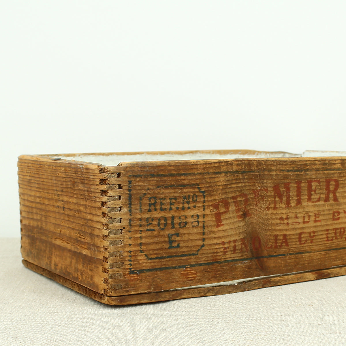 Advertising - a vintage rectangular shaped advertising crate, manufactured for Vinolia Co. Ltd., London