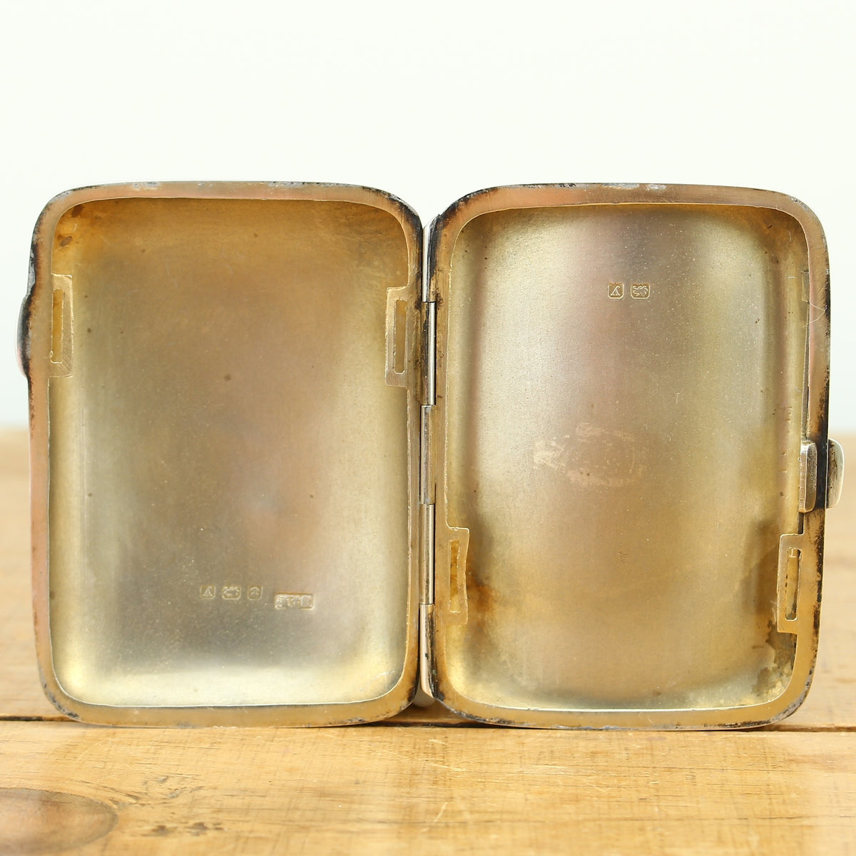 Social History, Suffragette Interest - an early 20th century George V silver rounded rectangular cigarette case