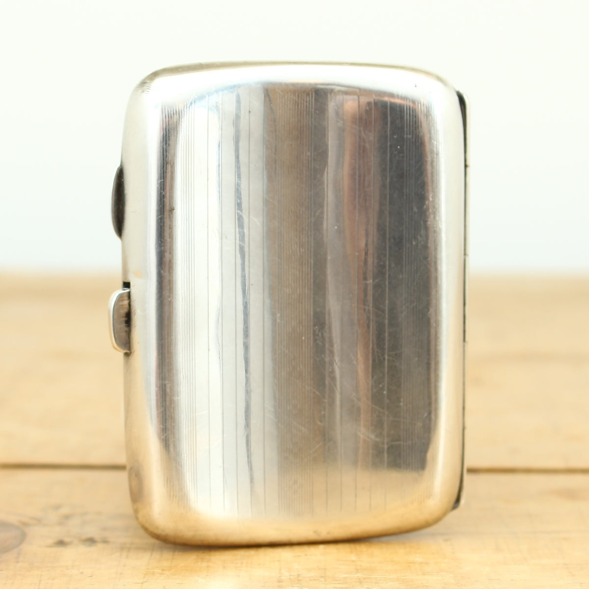Social History, Suffragette Interest - an early 20th century George V silver rounded rectangular cigarette case