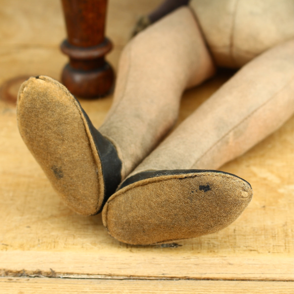 Toys & Juvenalia - an early 20th century straw-filled felt and mohair sailor doll, in the Steiff style