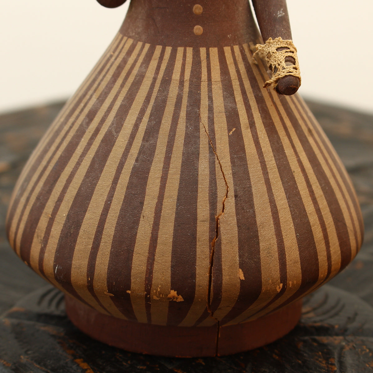 Treen & Swedish Folk Art - a Vintage Henslöjden Borås wooden Scandinavian doll