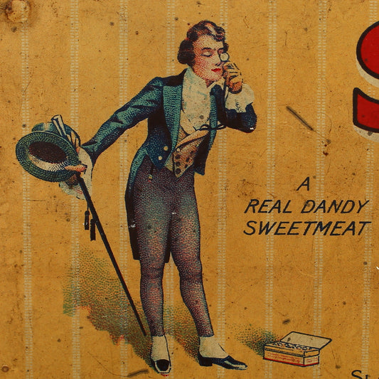 Advertising - a Slade & Bullock Ltd rounded rectangular shaped pictorial advertising tin