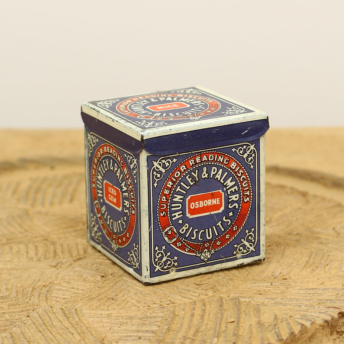 Advertising - a Huntley & Palmers biscuits miniature sample tin