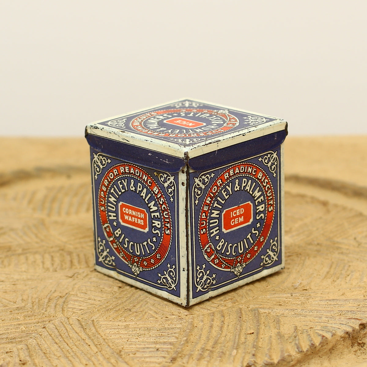 Advertising - a Huntley & Palmers biscuits miniature sample tin
